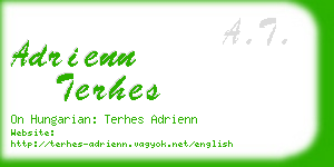 adrienn terhes business card